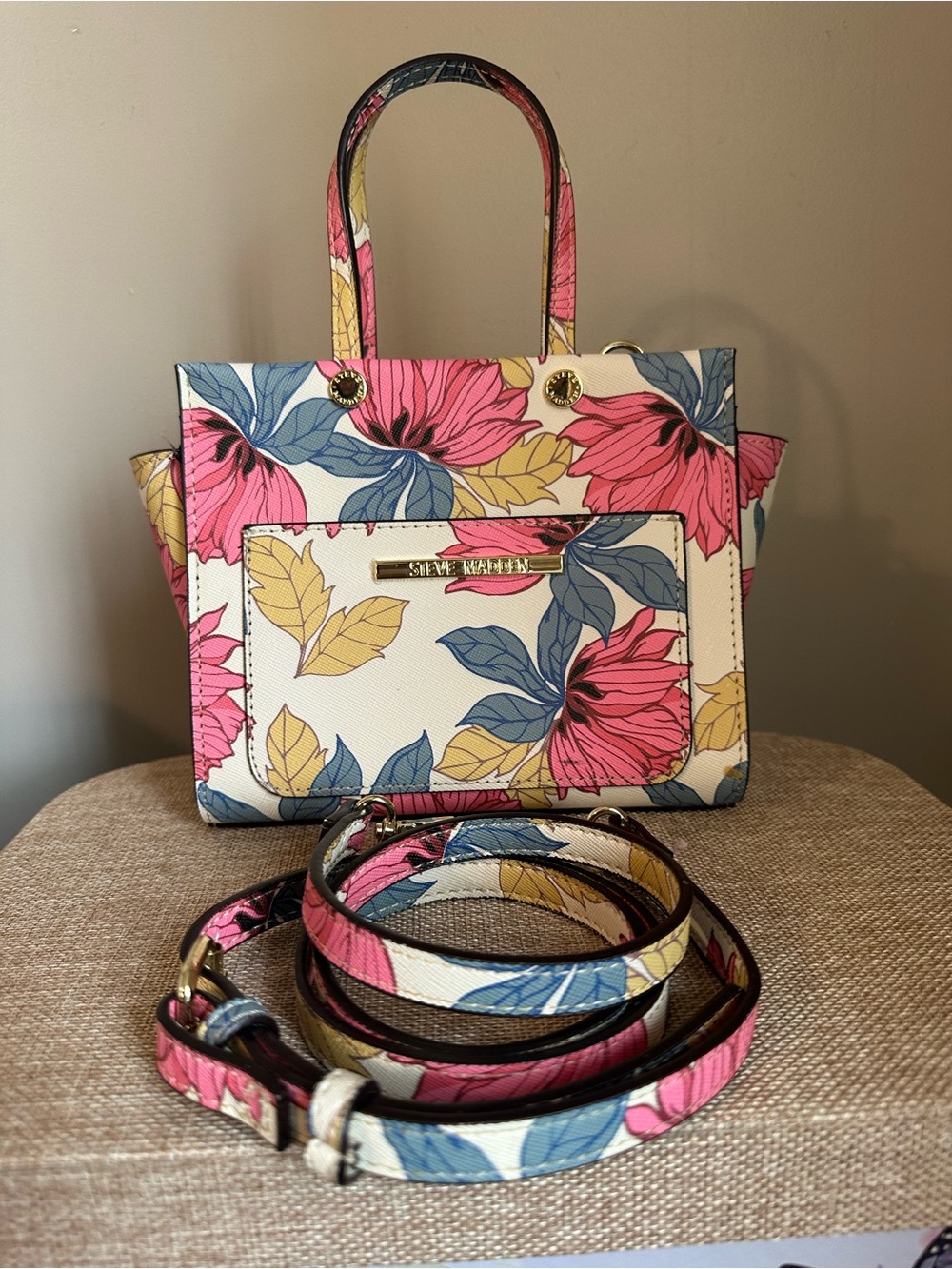Steve Madden Multicolor Floral Handbag Crossbody Mini Bag